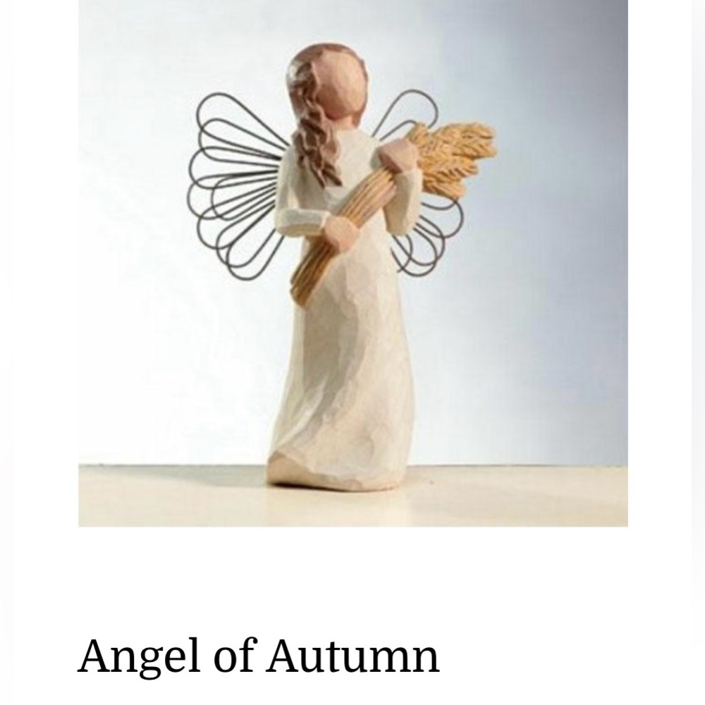 Willow Tree ANGEL OF AUTUMN Figurine Sheaf of Wheat Demdaco Susan Lordi …